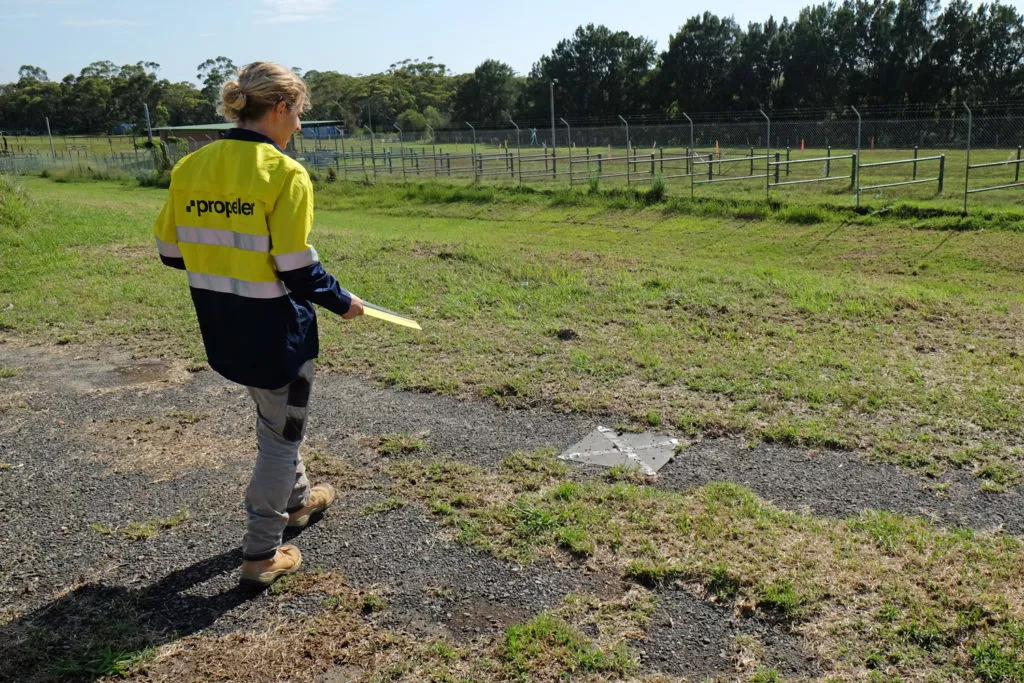 setting up ground control points using Propeller AeroPoints