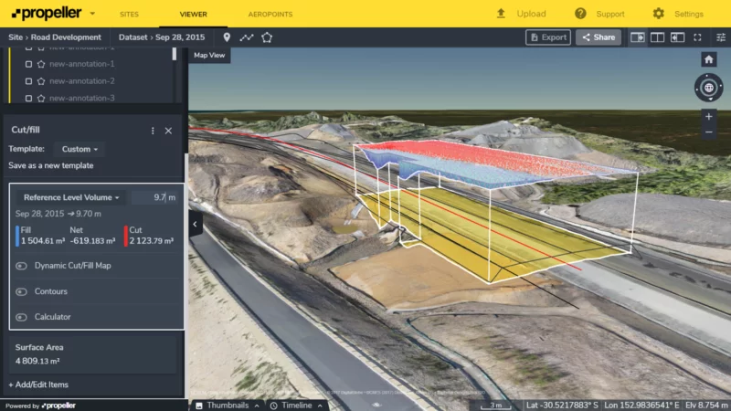 reference level vulume measurement using Propeller Platform