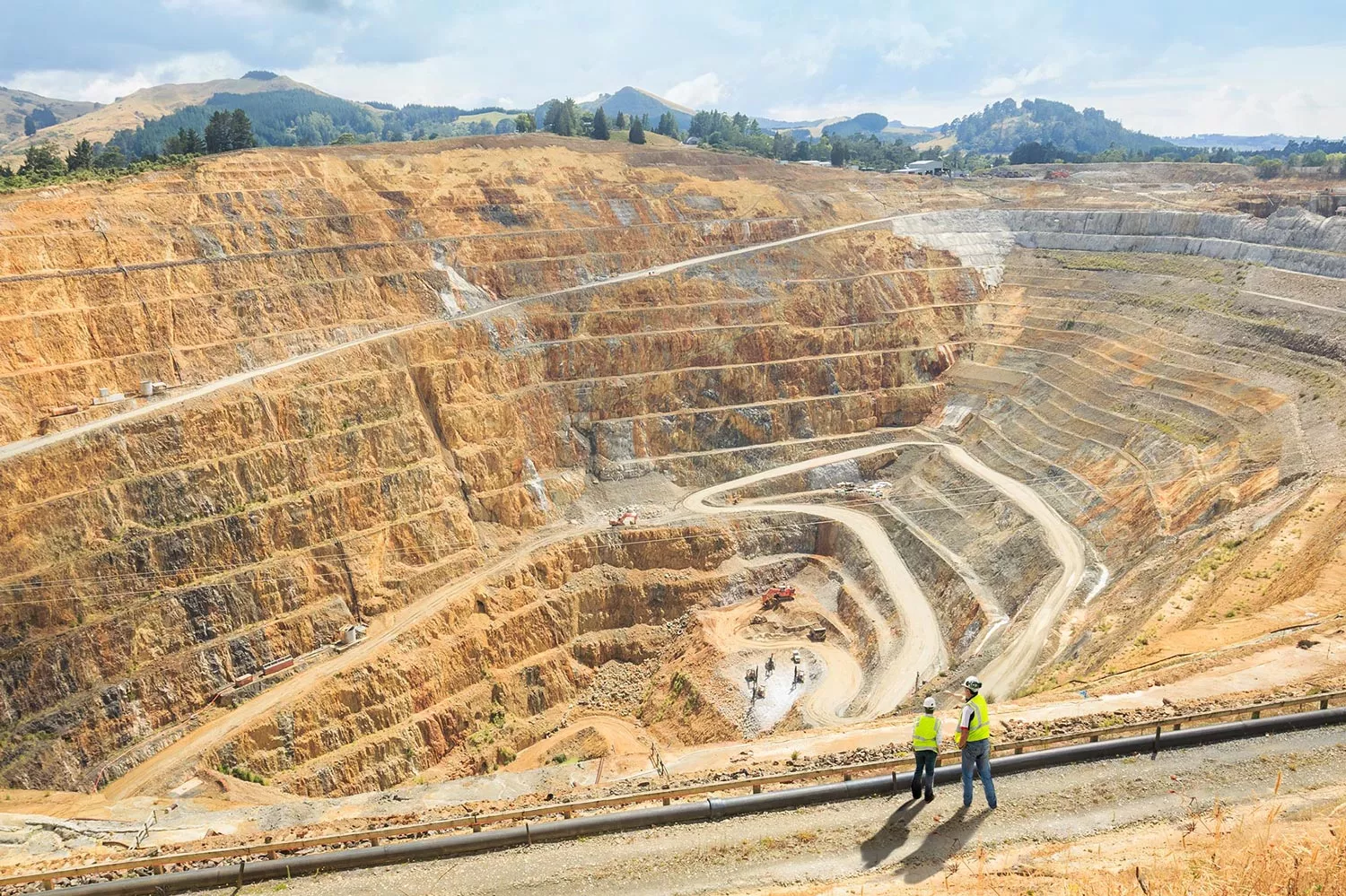 mining site panorama