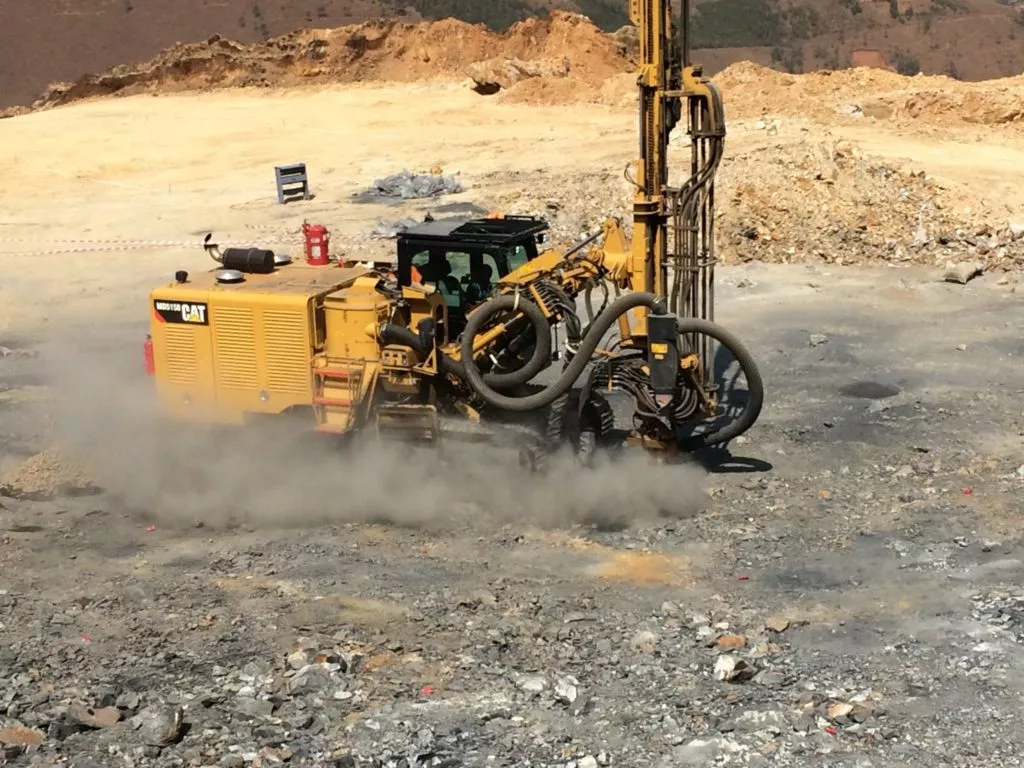 Blasting preparation on site 