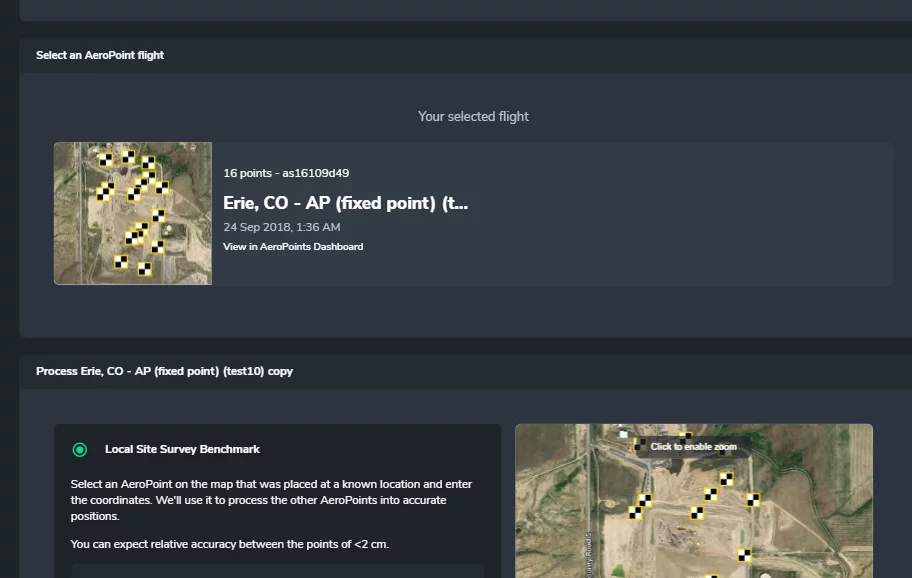 Accuracy whitepaper Erie, CO, data upload