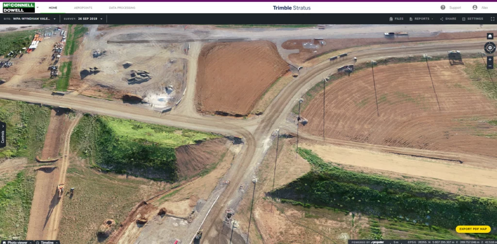 Drone mapping for construction 