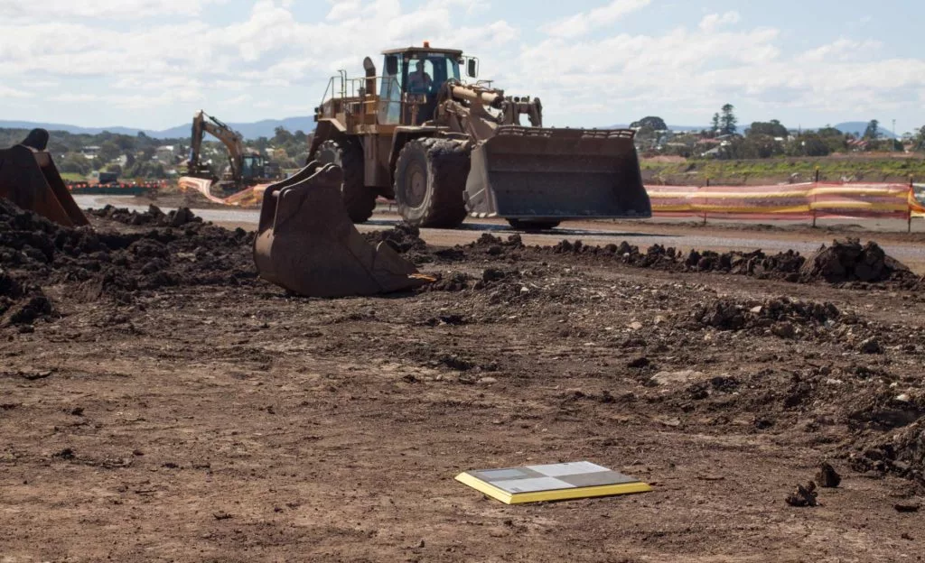 AeroPoint on earthworks site