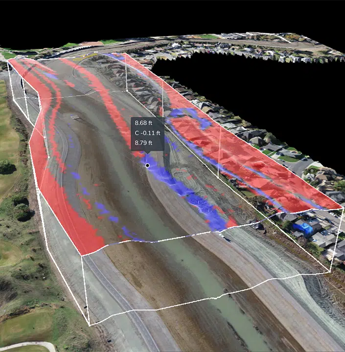 road construction progress tracking using drone survey data
